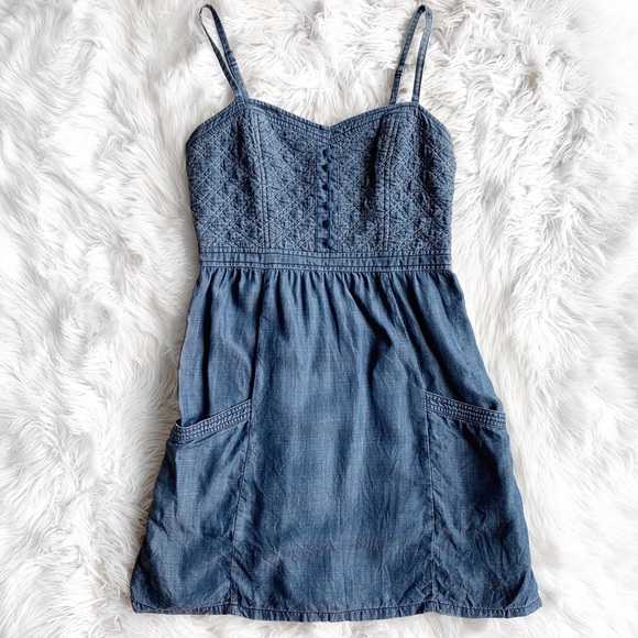 American Eagle Outfitters Dresses & Skirts - American Eagle Chambray Boho Dress